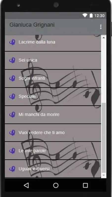 Play || Gianluca Grignani - Mi Historia Entre Tus Dedos